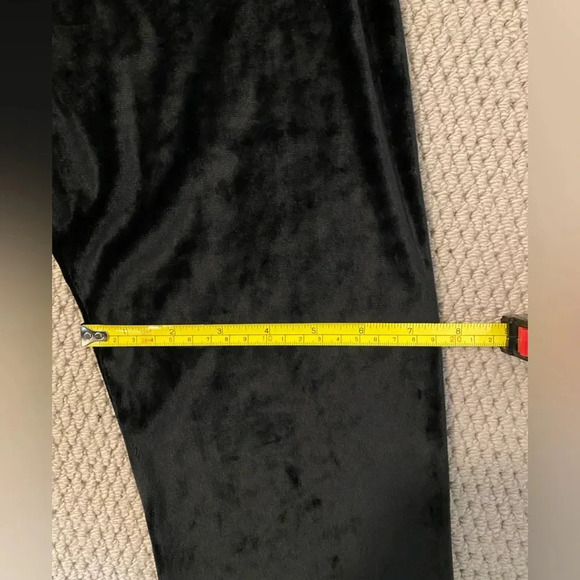 NWT BOBI LA flared leg velvet pants in black size small. - Picture 9 of 10